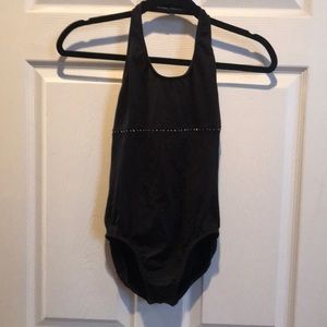Motionwear halter leotard